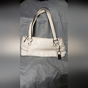 .GIANNI AND BERINNI WHITE HANDBAG